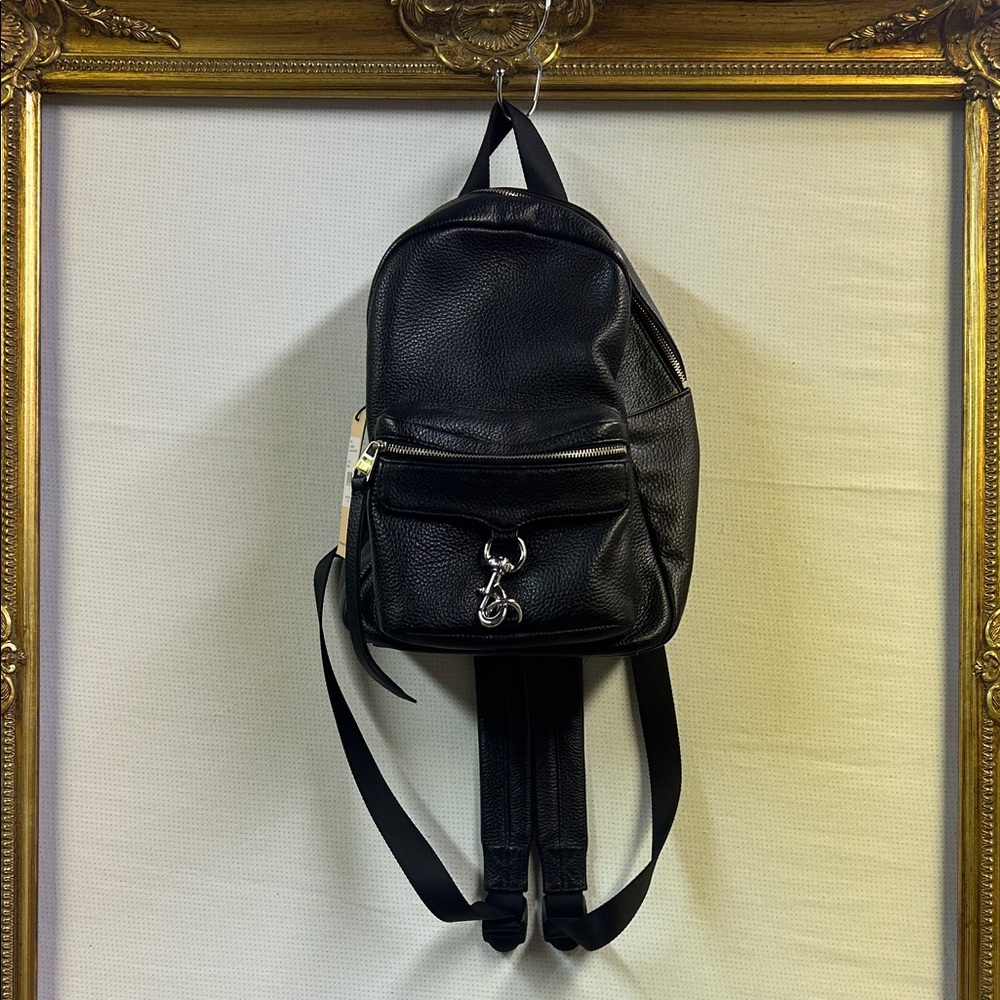 Rebecca Minkoff Mini MAB Backpack — Black Leather • NWT 🎒